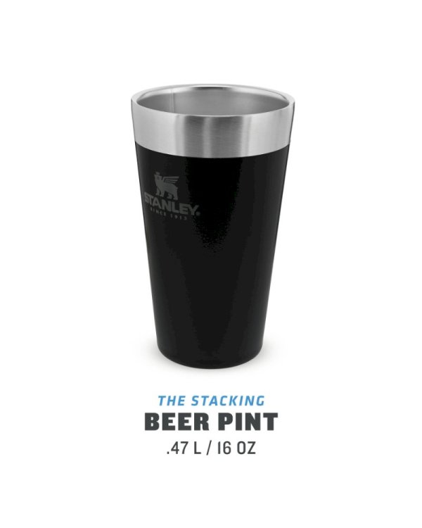 Дополнительное изображение книги «Stanley The Stacking Tumbler Пивная кружка 0.47L Matt Black»