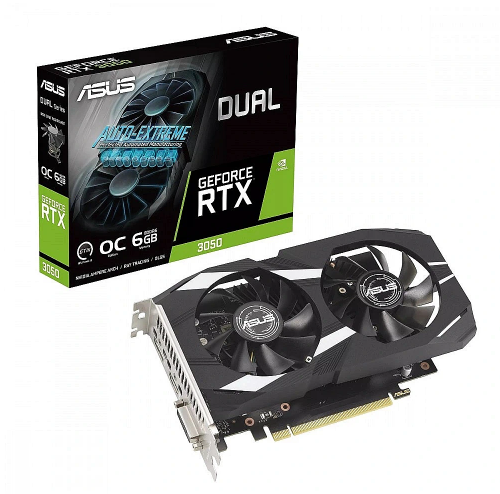 Asus Dual NVIDIA GeForce RTX 3050 Видео Карта 6GB Asus Dual NVIDIA GeForce RTX 3050 Видео Карта 6GB