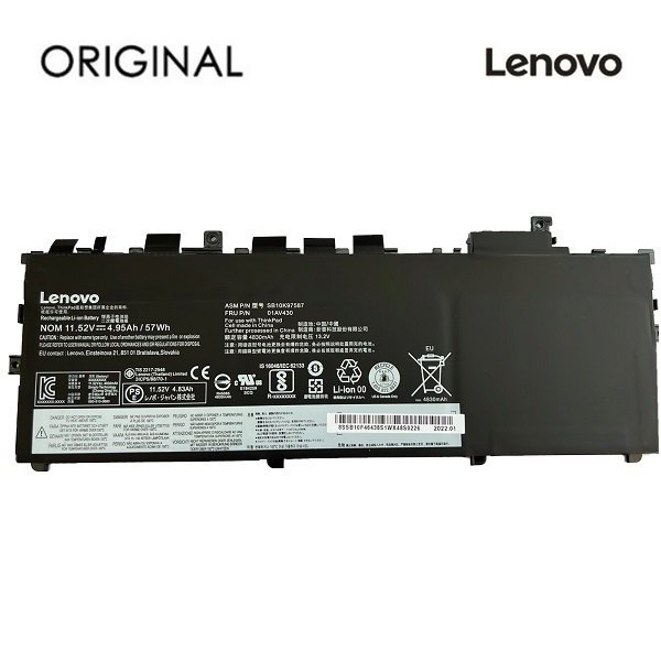 Оригинальная аккумуляторная батарея 01AV430 для портативного компьютера Lenovo 4950mAh