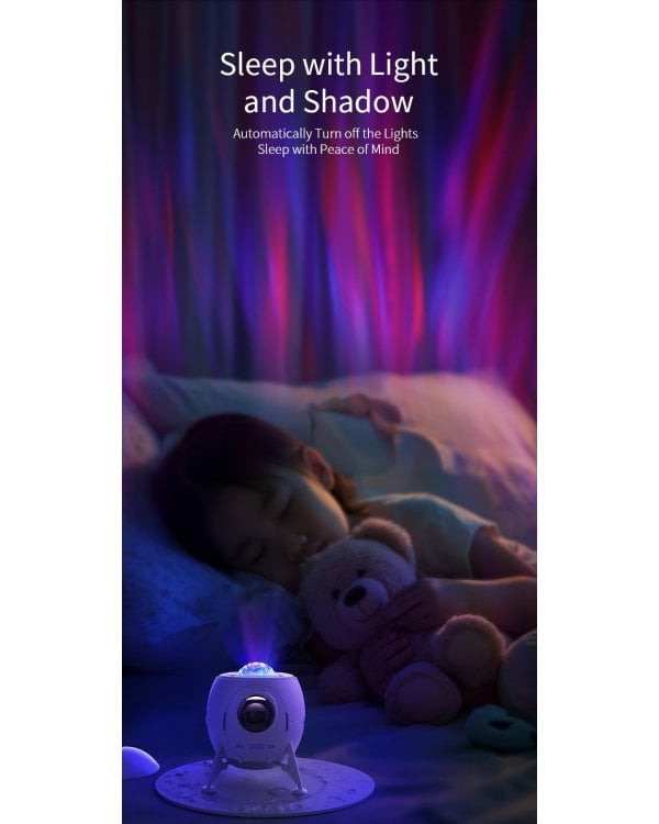 XO CF38 RGB Проектор-колонка для ребёнка "Звезды и галактика"