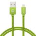 Swissten Textile Fast Charge 3A Lightning Кабель Для Зарядки и Переноса Данных 2m