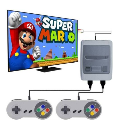 Обложка книги «RoGer SFC620-LD Super Mini SFC Игровая консоль / 620 Retro Игры 8-bit / 2x Джойстика»