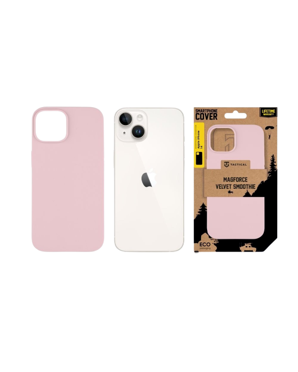 Tactical MagForce Velvet Smoothie Cover Защитный чехол для Apple iPhone 14 / розовая пантера