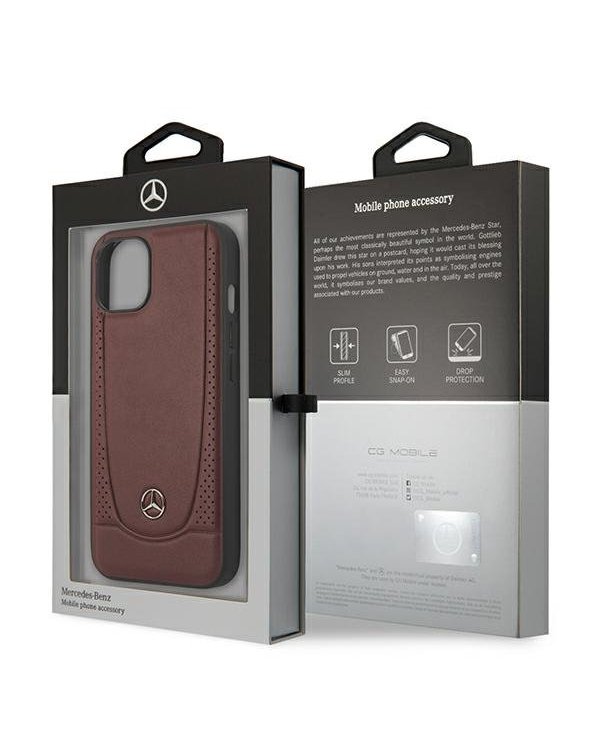 Mercedes Leather Urban Back Case Защитный Чехол для Apple iPhone 15