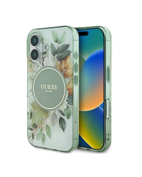 Guess IML Flower & Tonal Circle MagSafe Защитный Чехол для Apple iPhone 16 Plus