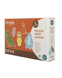 Trixie Puzzle Box Big and Small Animals Детский Пазл 24m+