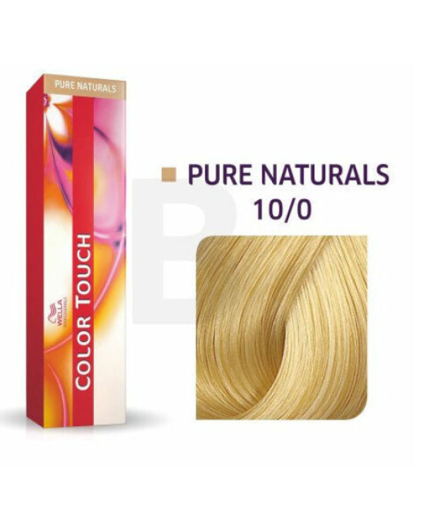Wella Professionals Color Touch Pure Naturals 10/0 Профессиональная полу-перманентная краска для волос 60 ml