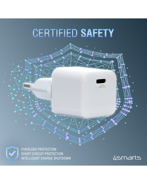 4smarts VoltPlug Mini PD 30W с GaN USB-C на Lightning / MFI / 1.5m
