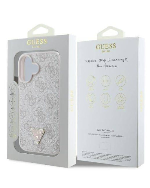 Guess GUHCP16MP4TDPP Чехол для Apple iPhone 16 Plus