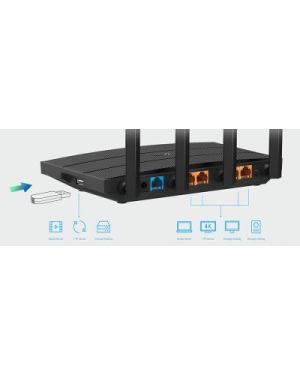 TP-LINK Archer C6U Dual-Band Gigabit Router Беспроводной Рутер