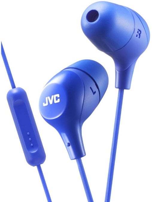 JVC HA-FX38M-A-E Marshmallow наушники с пультом и микрофоном