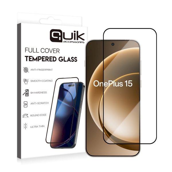 Quik Accessories Full Cover Tempered Glass Защитное Стекло для OnePlus 15