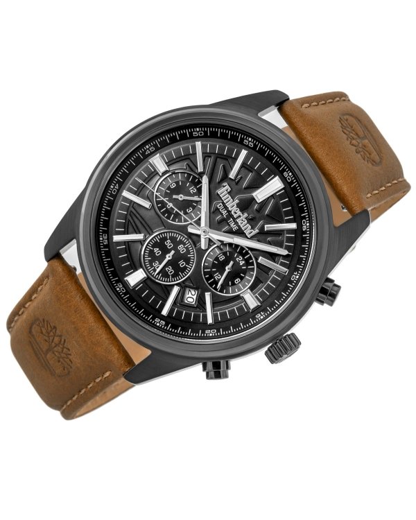Дополнительное изображение книги «Timberland Classic Мужские Часы Black Brown Leather 45mm»