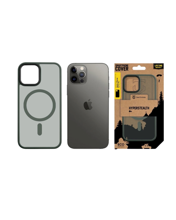 Дополнительное изображение книги «Tactical MagForce Hyperstealth Cover Защитный чехол для iPhone 12/12 Pro / лесной зелёный»