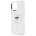 Karl Lagerfeld KLHMP13XHLSCHH IML Metal Choupette Head Чехол для Apple iPhone 13 Pro Max