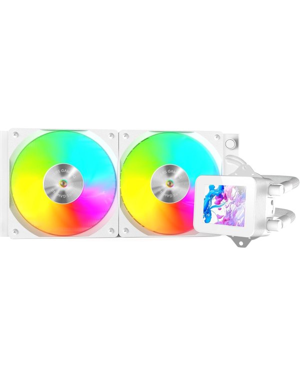 Mars Gaming MLVISION240W Liquid Cooling System with 360º LCD / TDP up to 500W