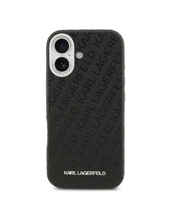Karl Lagerfeld Grained PU Repeated Logo MagSafe Case Чехол для Apple iPhone 17