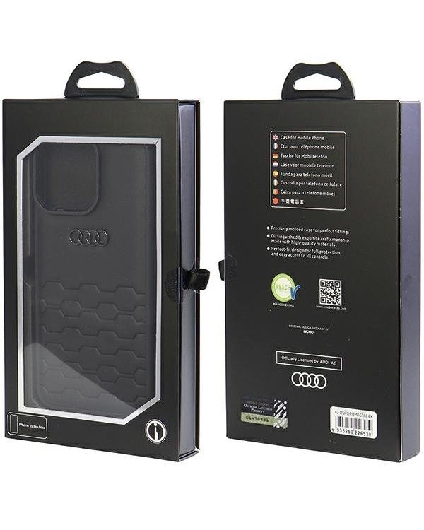 Audi GT Synthetic Leather Back Case Защитный Чехол для Apple iPhone 15 Pro Max