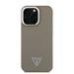 Guess PU Grained Triangle Logo MagSafe Case Защитный чехол для iPhone 16 Pro / коричневый