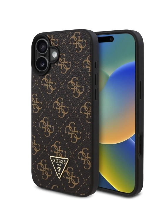 Guess New 4G Triangle Защитный Чехол для Apple iPhone 16