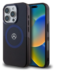 Mercedes Double Layer BiColor MagSafe Защитный Чехол для Apple iPhone 16 Pro Max