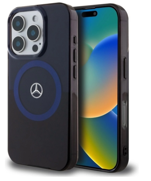 Mercedes Double Layer BiColor MagSafe Защитный Чехол для Apple iPhone 16 Pro Max Mercedes Double Layer BiColor MagSafe Защитный Чехол для Apple iPhone 16 Pro Max