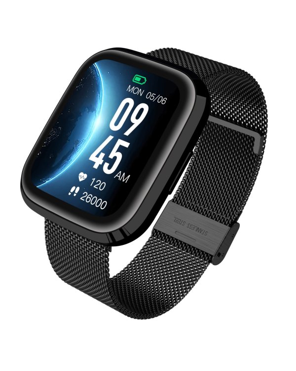 Garett Smartwatch Garett GRC STYLE Black steel Умные часы IPS / Bluetooth / IP68 / SMS