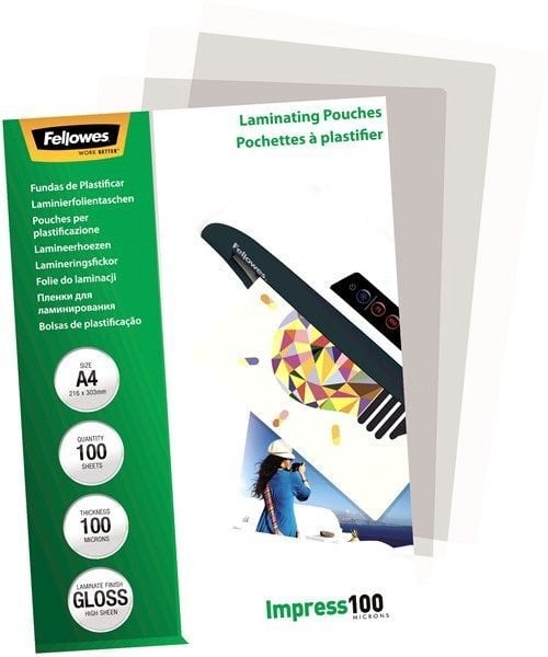 Fellowes A5 Пленки для Ламинирования 100 Микрон 100шт.