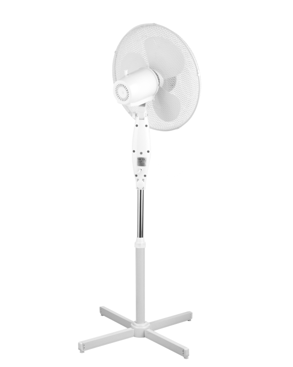 Tessa TSA8021 Стоечный вентилятор с таймером / 3 скоростных режима / 105 -125 cm / 43 cm / 45W