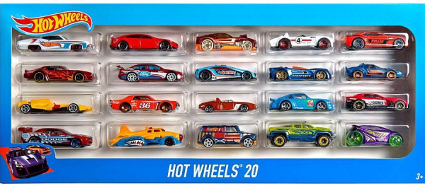 Hot Wheels H7045 Набор Игрушечных Машинок 20 шт.