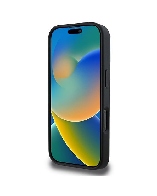 DKNY Plain Silver Logo MagSafe Защитный Чехол для Apple iPhone 16 Pro