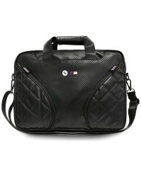 BMW Carbon Pockets & Metal Logo 16" Сумка Для Ноутбука Black