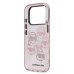 Karl Lagerfeld IML Multi K&CH Heads Case Защитный чехол для iPhone 17 Pro / розовый