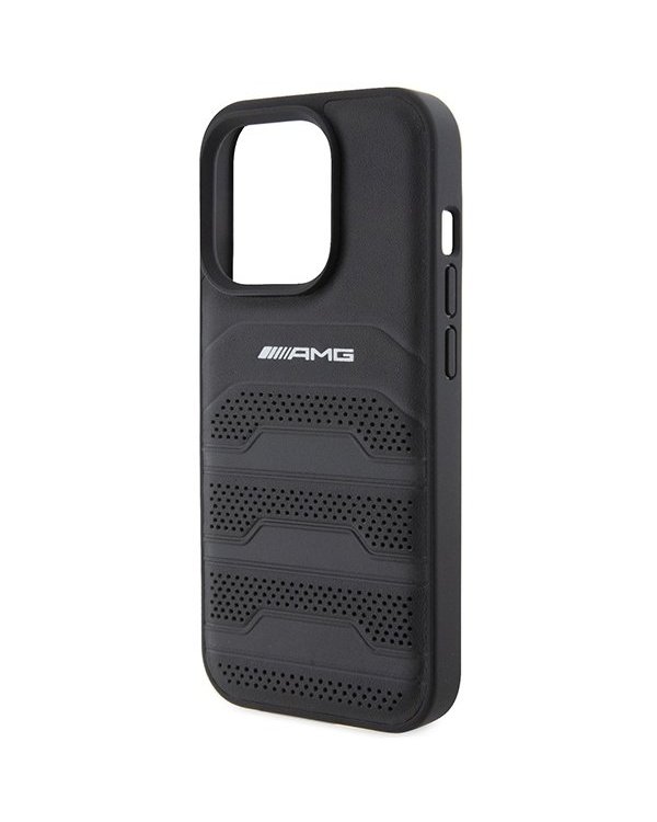 AMG Leather Debossed Lines Back Case Защитный Чехол для Apple iPhone 15 Pro