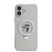 Karl Lagerfeld Ringstand Karl and Choupette MagSafe Case Защитный чехол для iPhone 16 / белый