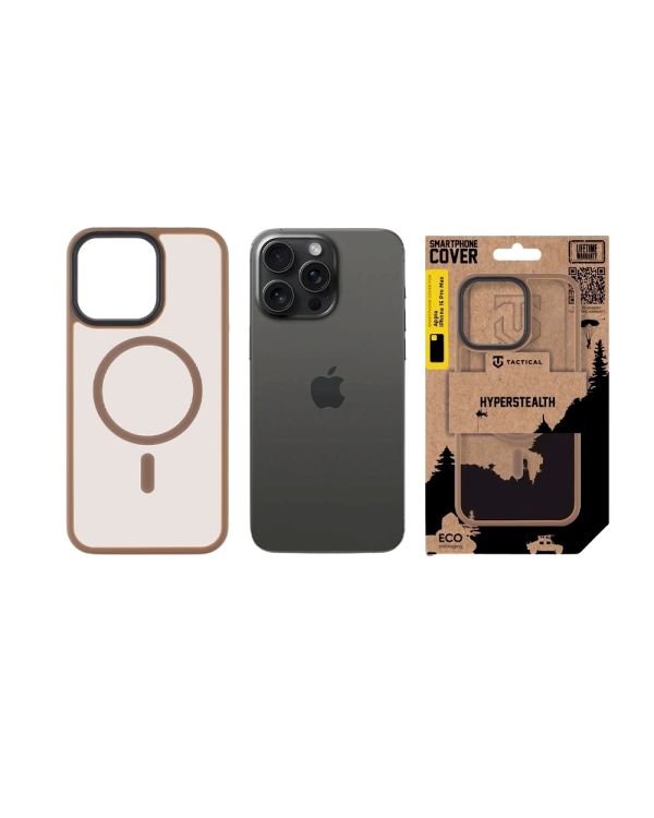 Дополнительное изображение книги «Tactical MagForce Hyperstealth Cover Защитный чехол для Apple iPhone 15 Pro Max / Moucha Moose»