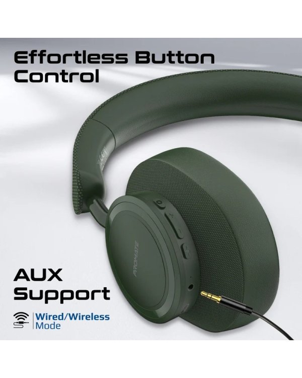 Promate Takt Беспроводные наушники Bluetooth 5.4 / AUX