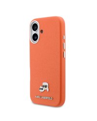 Karl Lagerfeld PU Karl and Choupette Heads Pins MagSafe Case Чехол для Apple iPhone 17