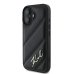 Karl Lagerfeld Quilted Signature Защитный Чехол для Apple iPhone 16 Plus
