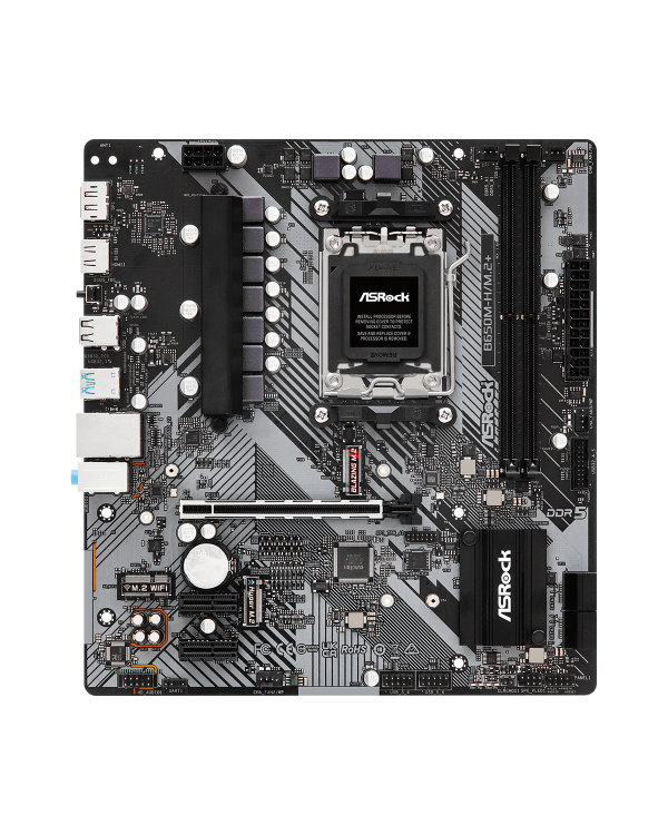 ASRock B650M-H/M.2+ Материнская плата mATX / AMD AM5