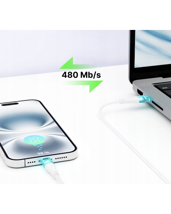 Qualo QTCN-AC-00 USB – USB-C Kабель 1.5m