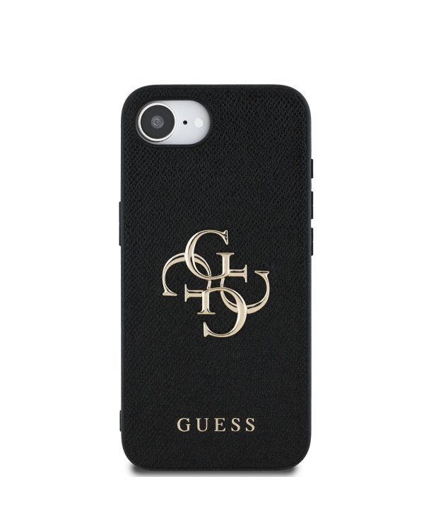 Guess PU Grained 4G Metal Logo Case Чехол для Apple iPhone 16e