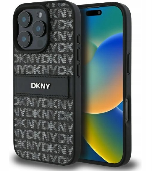 DKNY Texture Pattern Tonal Stripe Защитный Чехол для Apple iPhone 16 Pro Max