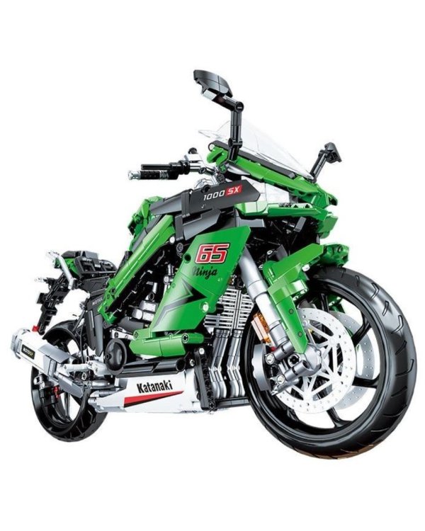 Jie Star Kawasaki Ninja 1000SX Kонструктор Cпортивного мотоцикла 2304шт.