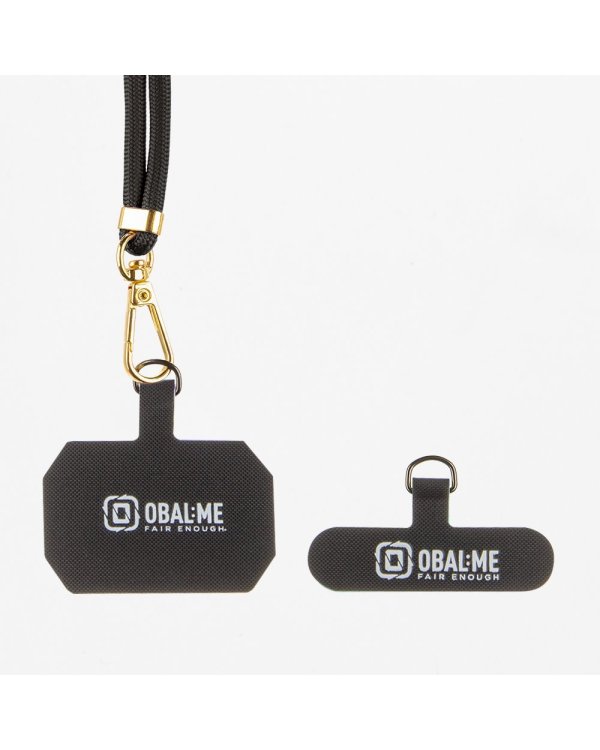 OBAL:ME NeckTag Allure Rope Ремешок на шею для телефонов / чёрный