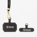 OBAL:ME NeckTag Allure Rope Ремешок на шею для телефонов / чёрный