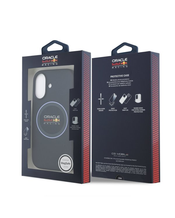 Red Bull Silicone Blue Ring MagSafe Case Чехол для Apple iPhone 17