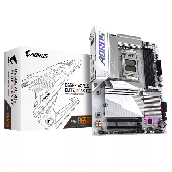 Gigabyte B650E A Elite X ICE 1.2 Материнская плата AMD AM5 / B650E / DDR5 / 4×DIMM / ATX