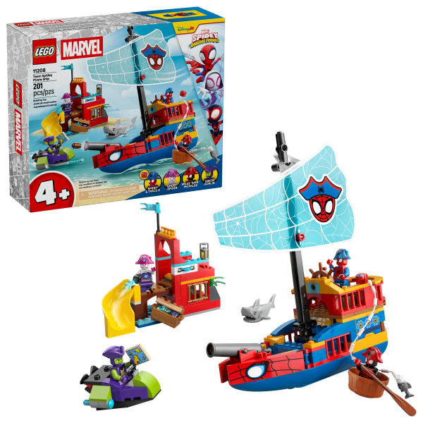 LEGO 11208 Marvel Spidey Корабль-пираты команды Спайди Конструктоp