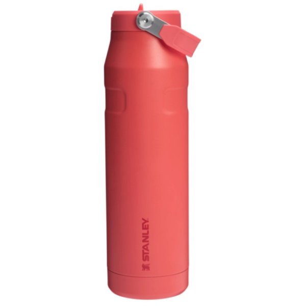Stanley The IceFlow Bottle Flip Straw 2.0 Термос С Трубочкой 1.06L Coral red-orange